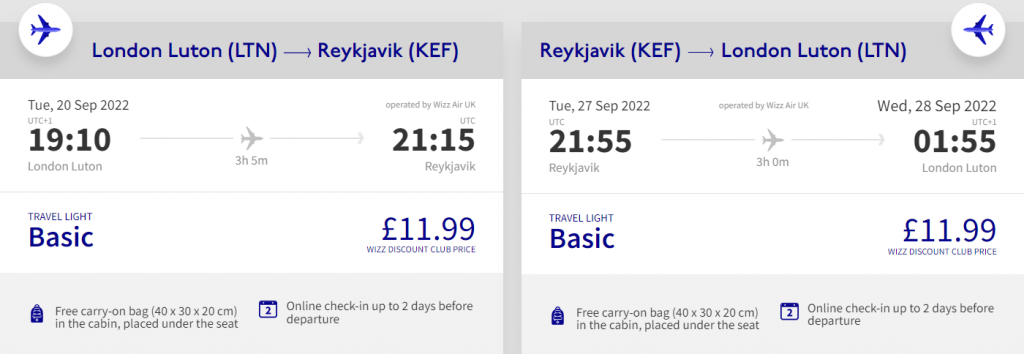 cheap flights to Iceland