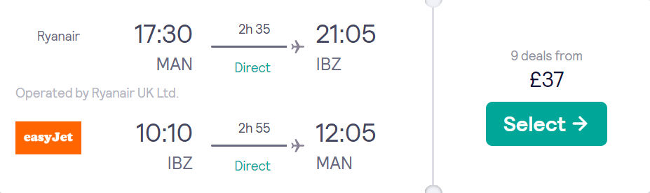 cheap flights to Spain