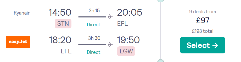 cheap flights to Greece