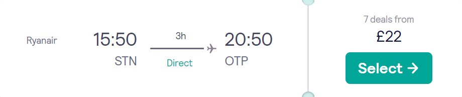 cheap flights to Romania