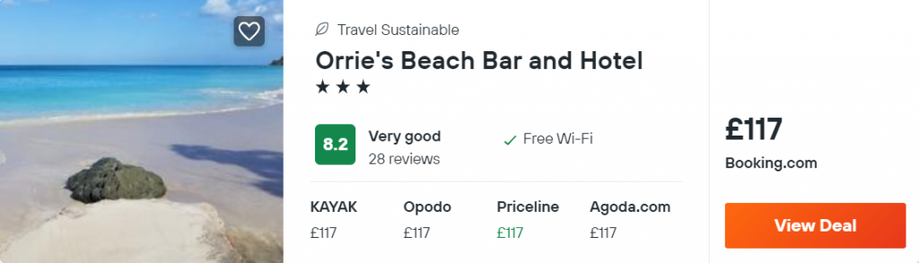 Orrie's Beach Bar and Hotel