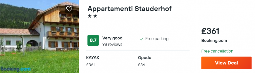 Appartamenti Stauderhof
