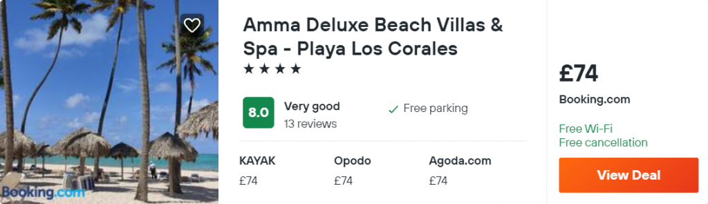 Amma Deluxe Beach Villas & Spa - Playa Los Corales