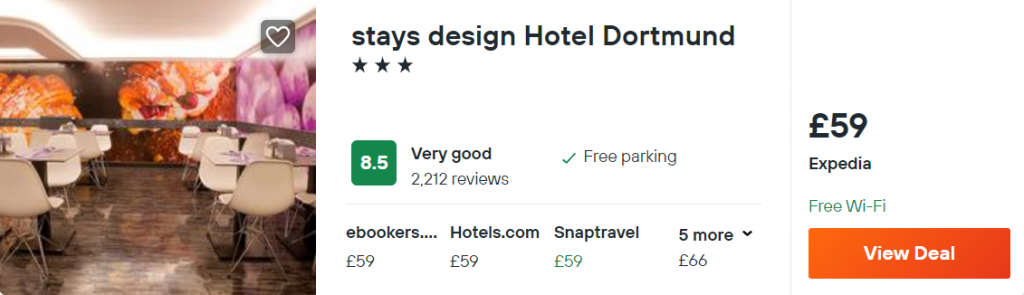 stays design Hotel Dortmund