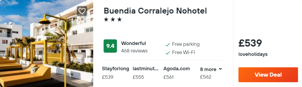 Buendia Corralejo Nohotel