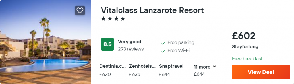 Vitalclass Lanzarote Resort