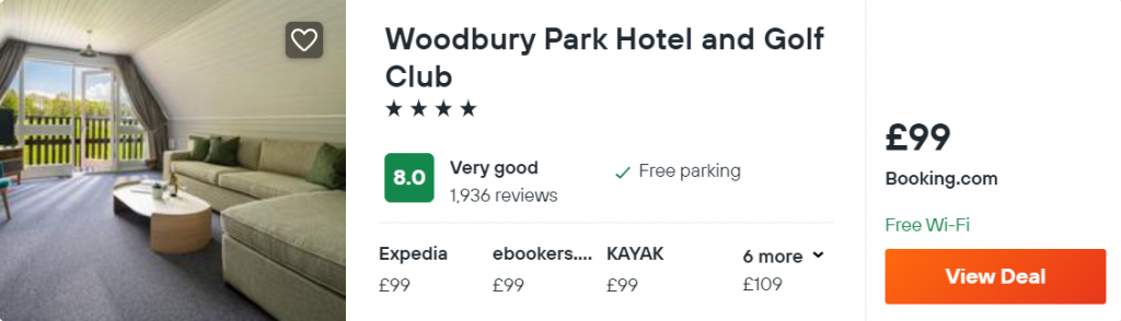 Woodbury Park Hotel and Golf Club