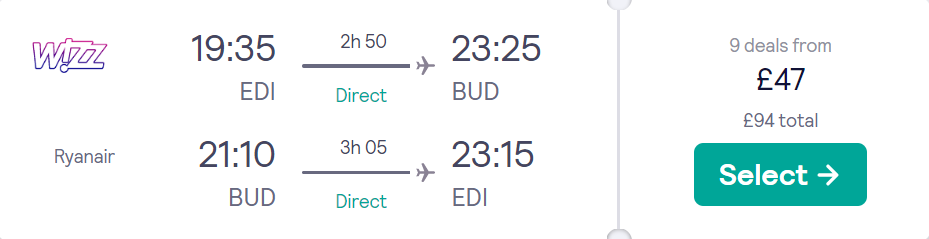 cheap flights to Hungary