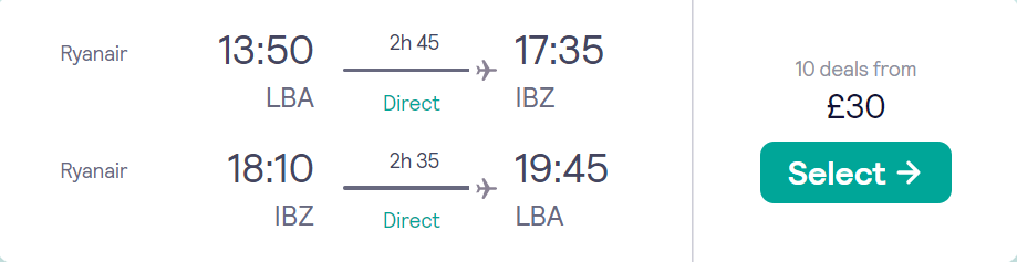 cheap flights to Spain