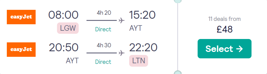 cheap flights to Turkey