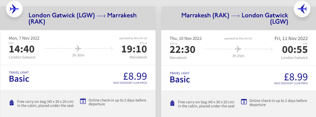 cheap flights to Morocco