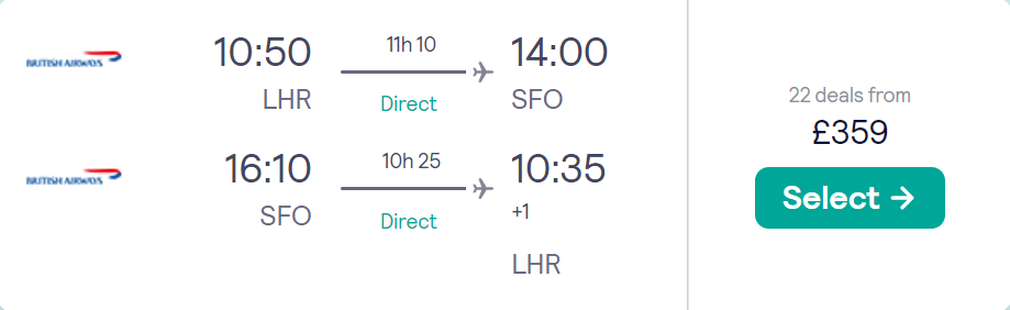 cheap flights to US