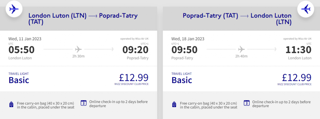 cheap flights to Slovakia