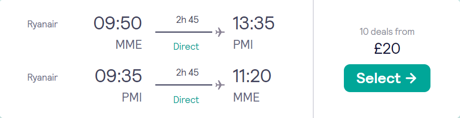 cheap flights to Spain