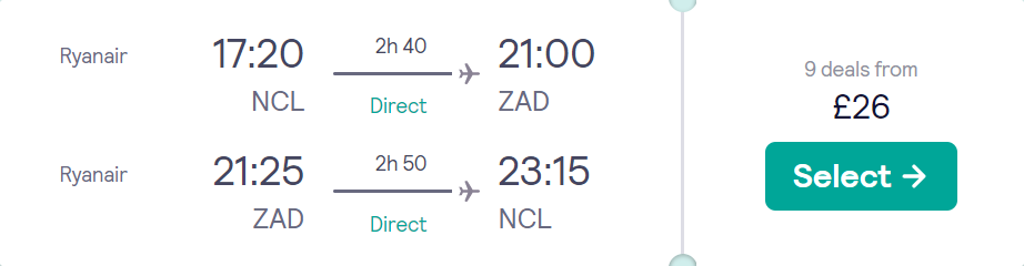 cheap flights to Croatia