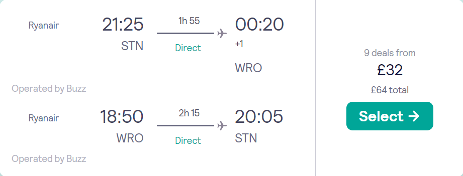 cheap flights to Poland
