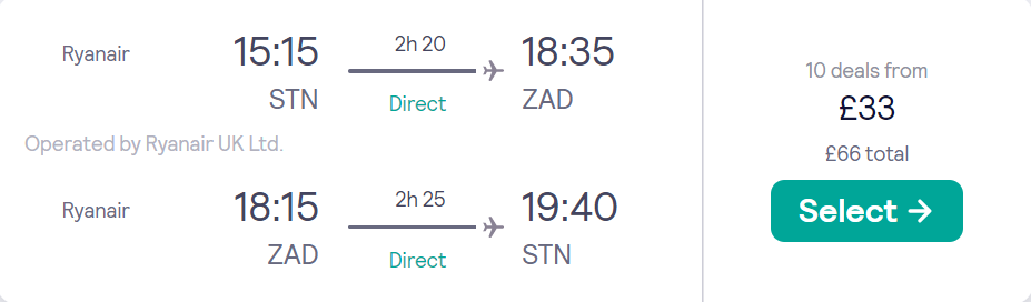 cheap flights to Croatia
