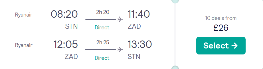 cheap flights to Croatia