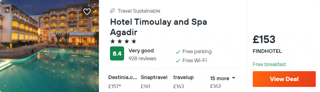 Hotel Timoulay and Spa Agadir