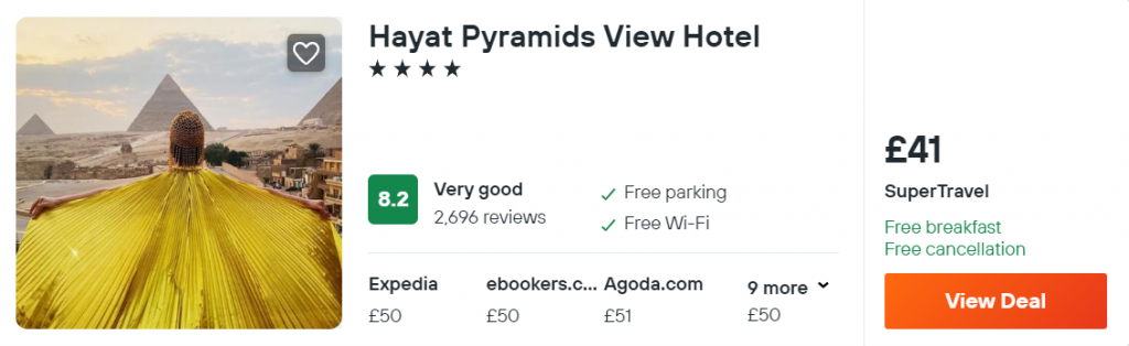 Hayat Pyramids View Hotel