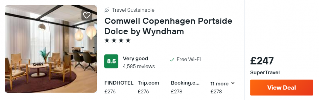 Comwell Copenhagen Portside Dolce by Wyndham