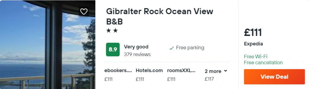 Gibralter Rock Ocean View B&B