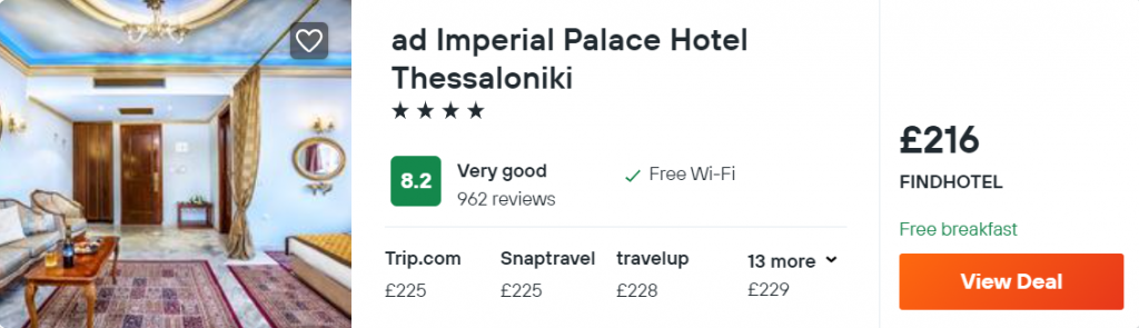 ad Imperial Palace Hotel Thessaloniki