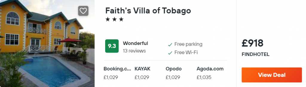 Faith's Villa of Tobago