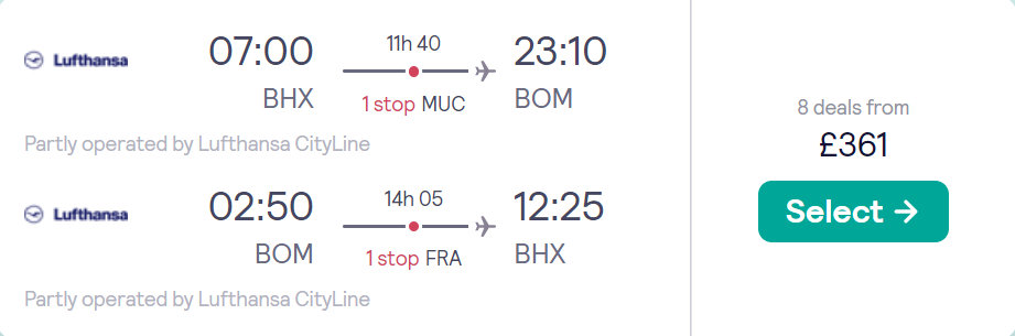 cheap flights to India
