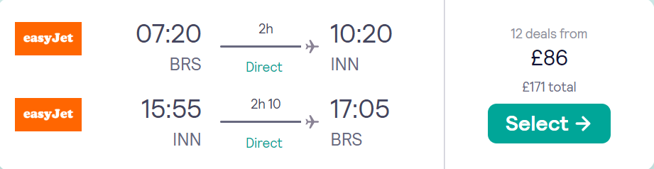 cheap flights to Austria