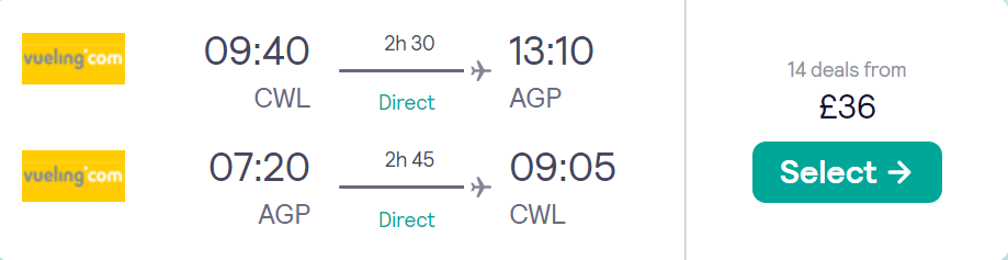 cheap flights to Spain