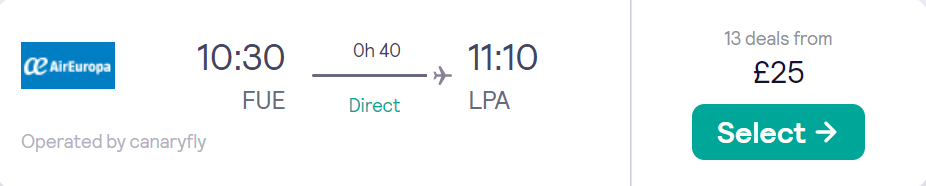 cheap flights to Spain