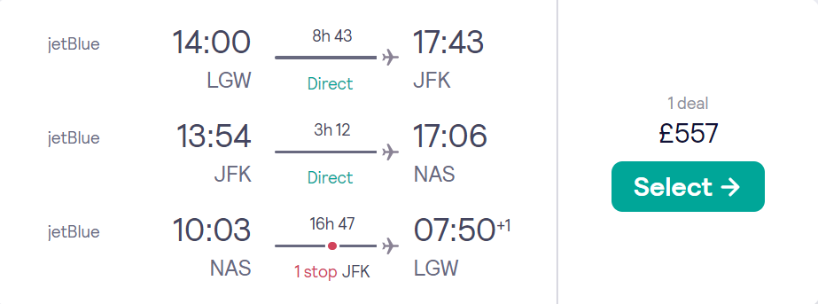 cheap flights to US