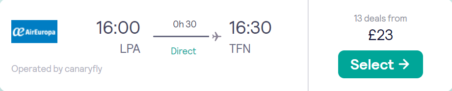 cheap flights to Spain