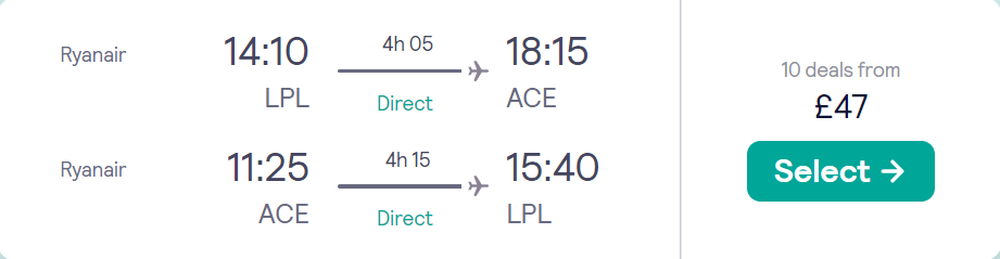 cheap flights to Spain