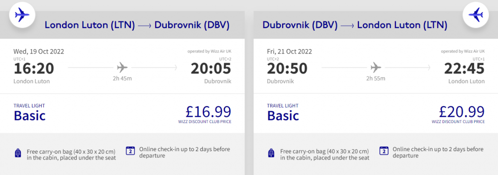 cheap flights to Croatia