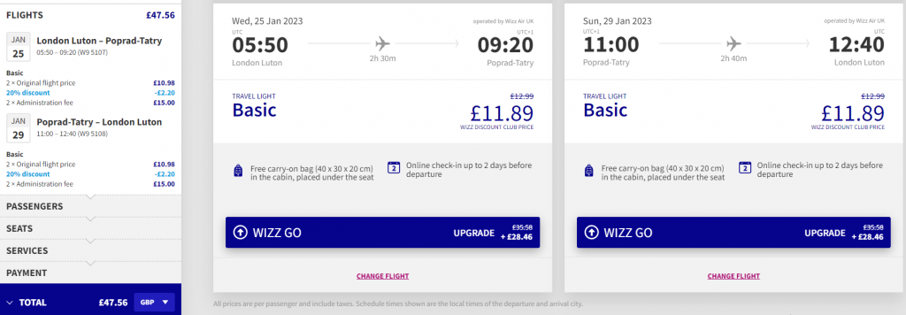 cheap flights to Slovakia