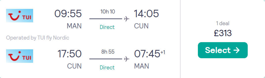 cheap flights to Mexico
