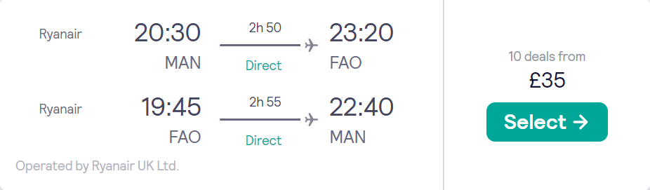 cheap flights to Portugal