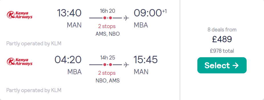 cheap flights to Kenya