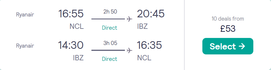 cheap flights to Spain