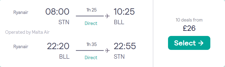 cheap flights to Denmark