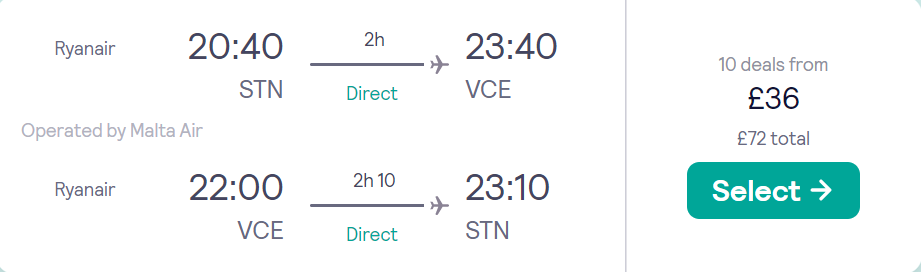 cheap flights to Italy