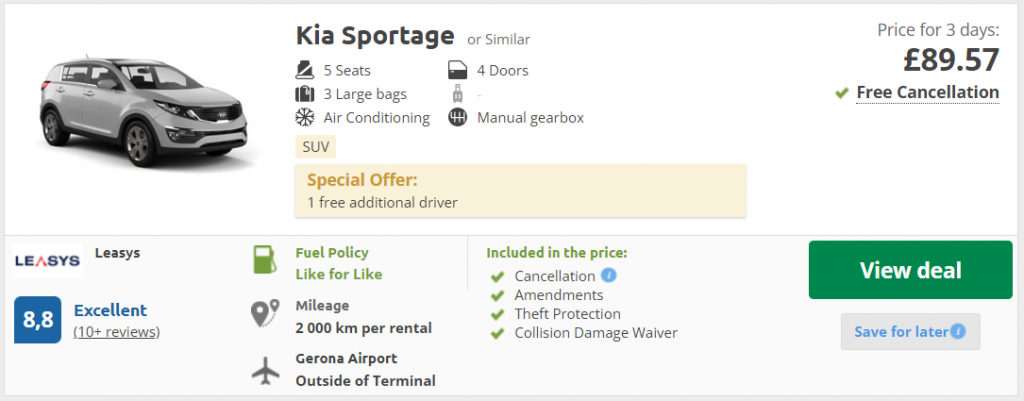 cheap car