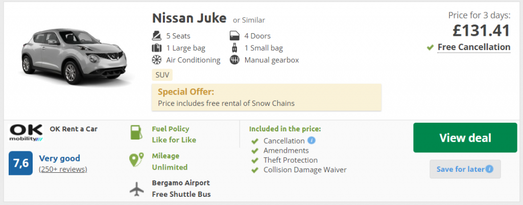 cheap car
