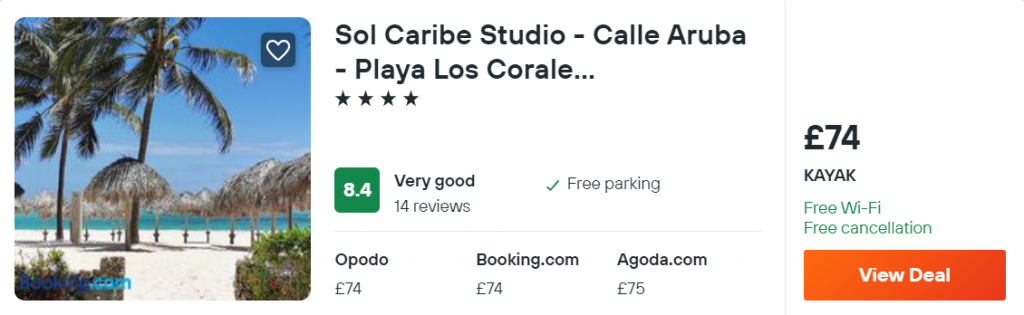 Sol Caribe Studio - Calle Aruba - Playa Los Corales