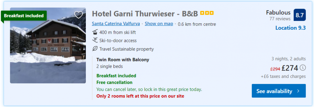 Hotel Garni Thurwieser - B&B