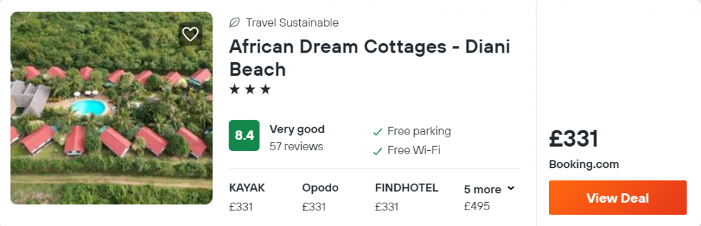 African Dream Cottages - Diani Beach