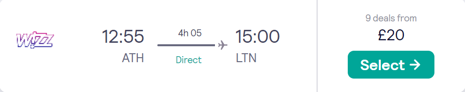 cheap flights to UK