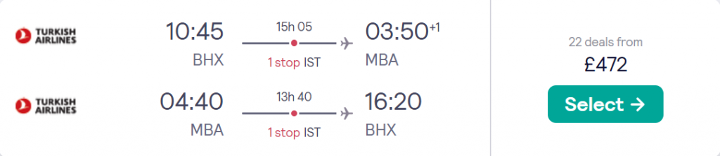 cheap flights to Kenya